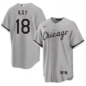 #18 Men CWS Anthony Kay Replica Grey Jersey 577550-490