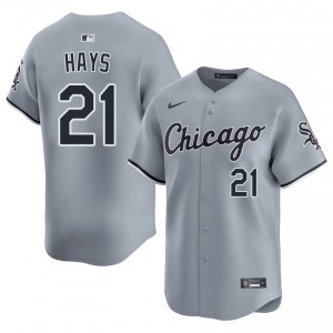 #21 Gray Austin Hays Official White Sox Men Jersey 263098-305