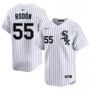 #55 Carlos Rodon Men's CWS White Official Jerseys 753806-629