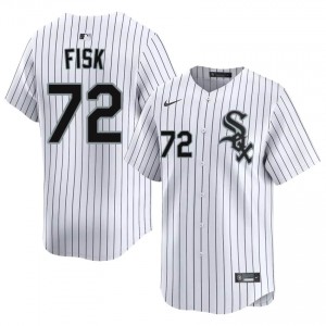 #72 Mens Player White The South Siders Carlton Fisk Jerseys 702906-955