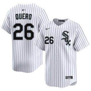 #26 ChiSox Men White Limited Edgar Quero Jerseys 448428-985