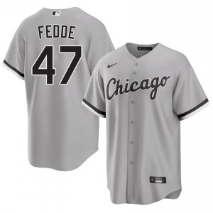 #47 Men's South Side Hitmen Grey 2026 Erick Fedde Jersey 628526-519