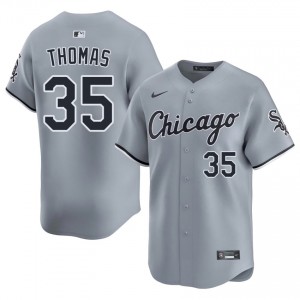 #35 Player Gray Frank Thomas Men ChiSox Jerseys 624596-762