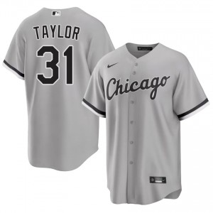 #31 Grey Men Authentic Grant Taylor Sox Jerseys 832679-591