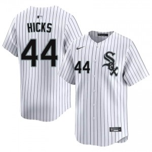 #44 Embroidery White Men Jordan Hicks White Sox Jersey 937939-143