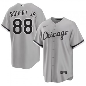 #88 Men's Chicago White Sox Luis Robert Jr. Limited Grey Jerseys 725383-455