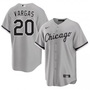 #20 2026-27 ChiSox Mens Grey Miguel Vargas Jersey 951789-529