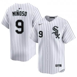 #9 ChiSox Embroidery Men's White Minnie Minoso Jersey 362395-747