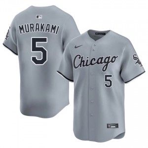 #5 Gray ChiSox Men's Munetaka Murakami 2026-27 Jersey 466233-917