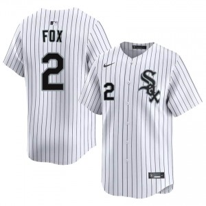 #2 Men Limited White Nellie Fox CWS White Sox Jersey 111559-255