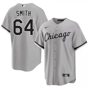 #64 2026-27 Shane Smith Men White Stockings Grey Jersey 575684-991