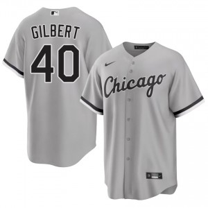 #40 2026-27 Tyler Gilbert Men's CWS Grey Jersey 529733-528