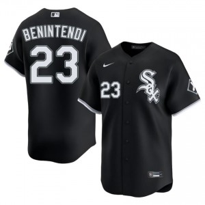 #23 Replica Black White Stockings Men's Andrew Benintendi Jerseys 804003-182