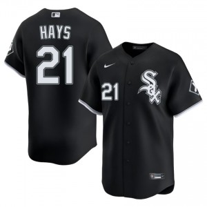 #21 Go-Go Sox Men Game Austin Hays Black Jerseys 576816-172