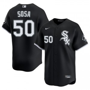 #50 Black Mens Lenyn Sosa CWS Authentic Jersey 682003-658