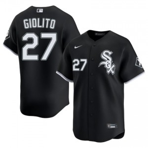 #27 Mens Black Chicago White Sox New Lucas Giolito Jerseys 420987-923