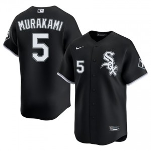 #5 CWS Munetaka Murakami Men's Game Black Jersey 350374-925