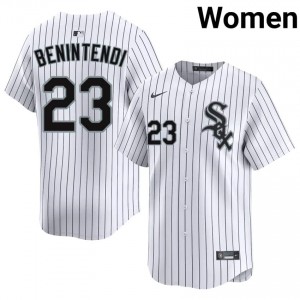 #23 Andrew Benintendi White The South Siders New Women's Jerseys 747062-158