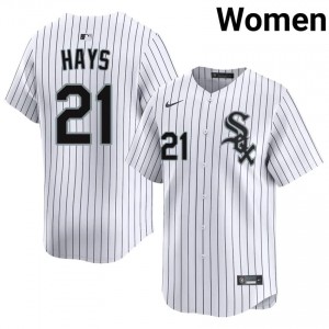 #21 White Player Women's South Side Hitmen Austin Hays Jerseys 568991-430