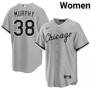 #38 Grey Chris Murphy South Side Hitmen Women's 2026 Jerseys 152931-577