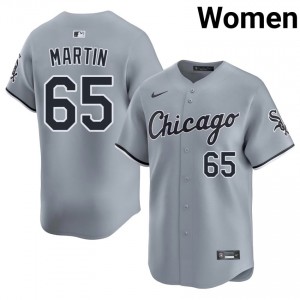 #65 Popular Davis Martin ChiSox Women's Gray Jerseys 361474-235