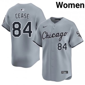 #84 Women's Dylan Cease New White Stockings Gray Jerseys 317936-852