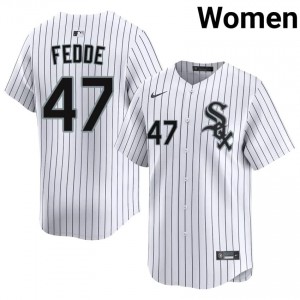 #47 Replica Women Erick Fedde White Stockings White Jerseys 144530-506