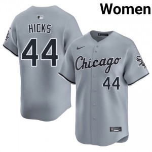 #44 Gray Women's CWS Jordan Hicks Limited Jersey 581109-374