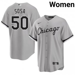 #50 Grey South Side Hitmen Women Lenyn Sosa 2026-27 Jerseys 753070-900
