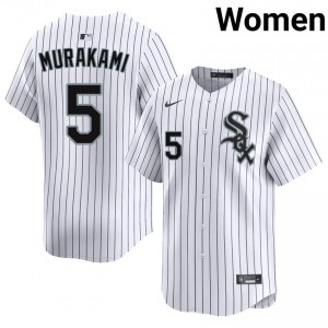 #5 ChiSox Women's White Munetaka Murakami Popular Jerseys 614469-551