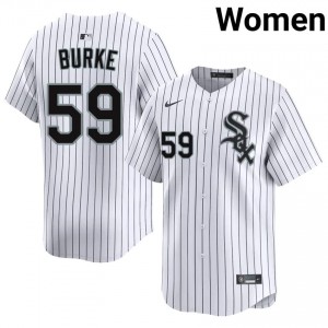 #59 Sean Burke The South Siders Official White Women's Jersey 684690-483