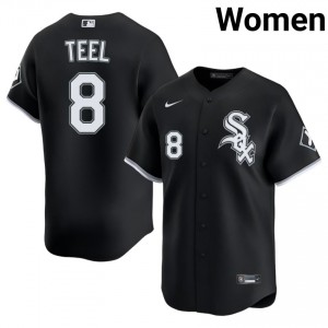 #8 Player CWS Kyle Teel Black Womens Jerseys 603878-164