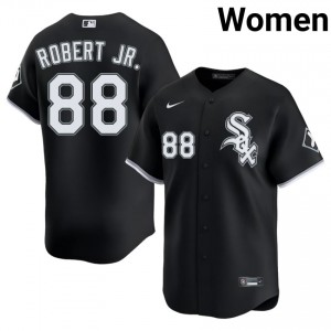 #88 Womens 2026-27 Luis Robert Jr. Black Sox Jerseys 913231-366