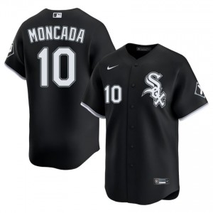 #10 2026-27 Men Yoan Moncada Black CWS Jerseys 539904-567
