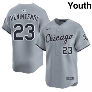 #23 Gray CWS White Sox Andrew Benintendi Youth 2026-27 Jersey 131197-499