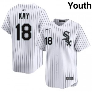 #18 2026-27 Youth White Stockings White Anthony Kay Jersey 719348-685