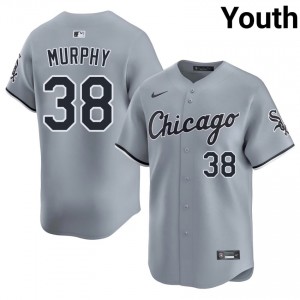 #38 Youth CWS Replica Chris Murphy Gray Jerseys 184984-515