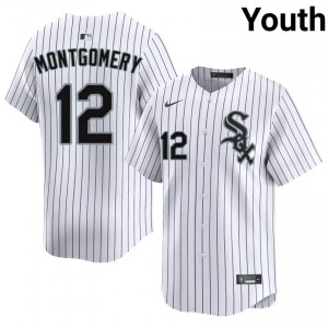 #12 Youth 2026-27 Colson Montgomery White White Stockings Jersey 615720-907