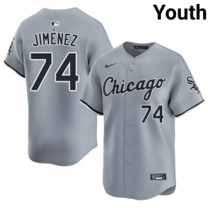 #74 Eloy Jimenez Gray Youth Sox 2026-27 Jerseys 900427-204
