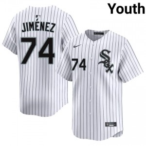 #74 Chicago White Sox Player Youth Eloy Jimenez White Jersey 620540-790