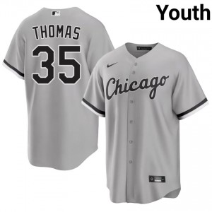 #35 Frank Thomas Grey Youth Limited ChiSox Jerseys 453584-469