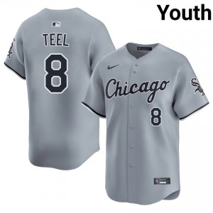 #8 The South Siders Kyle Teel Gray Youth Player Jersey 417651-579