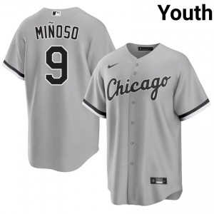 #9 Minnie Minoso Grey Youth Go-Go Sox Limited Jersey 721105-927