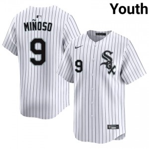 #9 Youth Embroidery CWS Minnie Minoso White Jerseys 391714-378