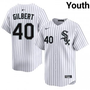 #40 White Sox Youth White Tyler Gilbert MLB Jersey 782057-995