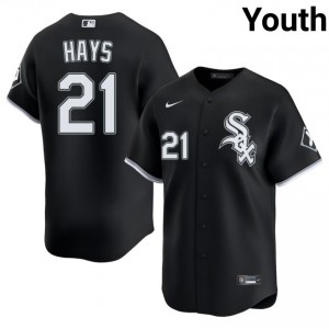 #21 Limited Sox Austin Hays Youth Black Jersey 508226-915