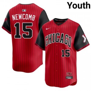 #15 New Youth City Connect Sox Sean Newcomb Red/Black Jerseys 436996-873